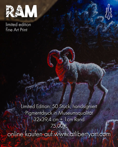 RAM - Limited Edition Kunstdruck