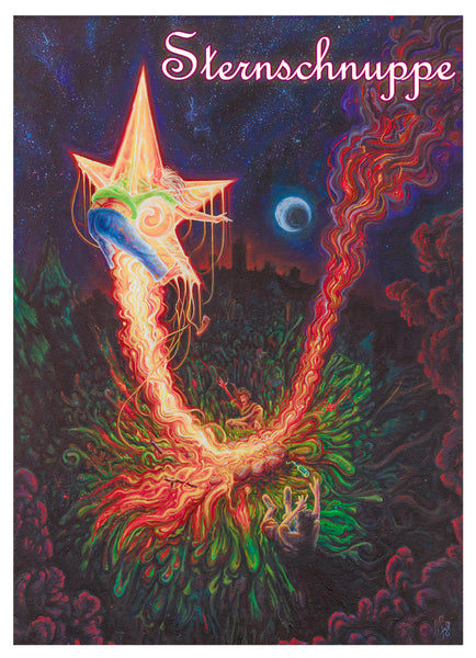 Sternschnuppe - Limited Edition Kunstdruck